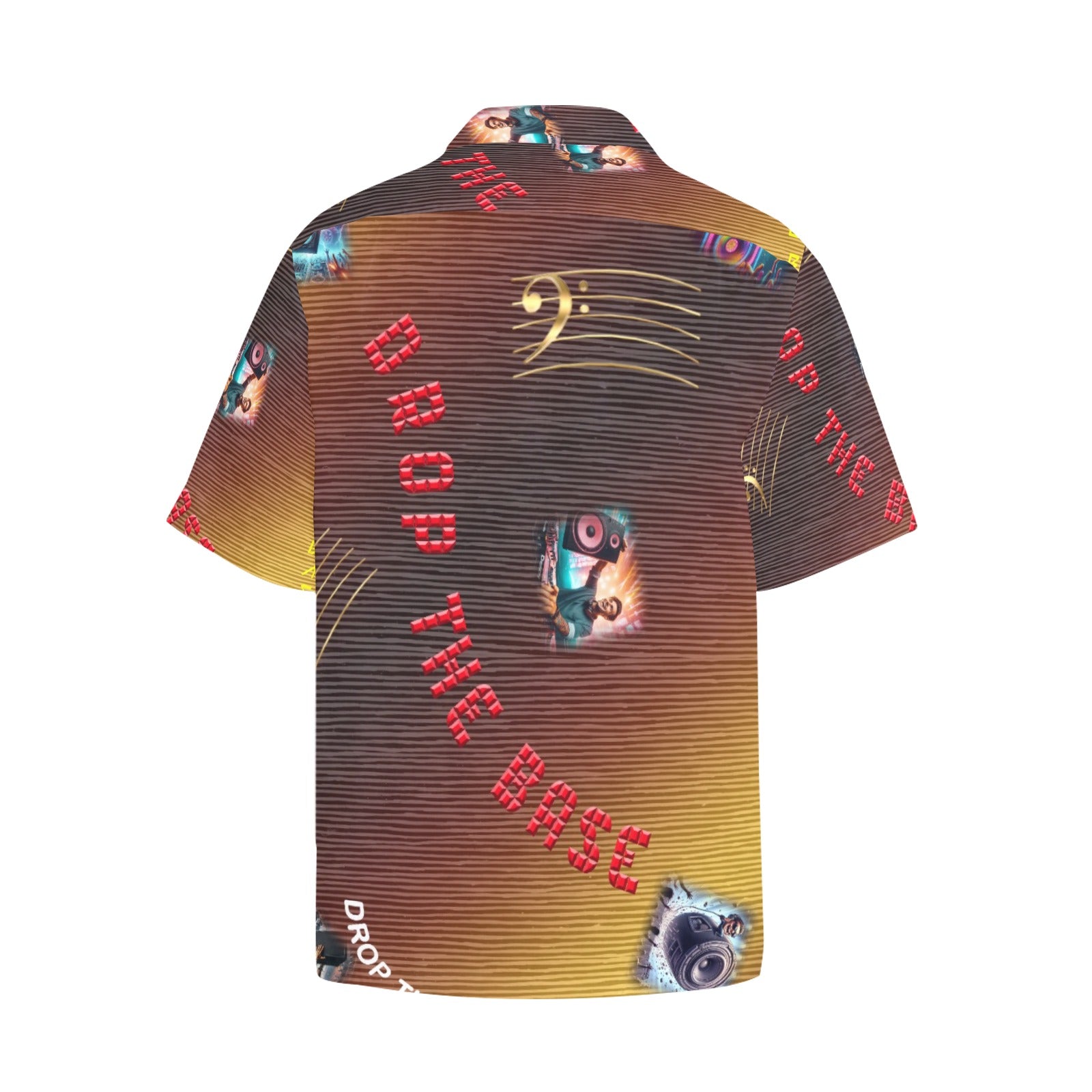 “Drop the Base” Men’s Lounge Shirt with Pocket