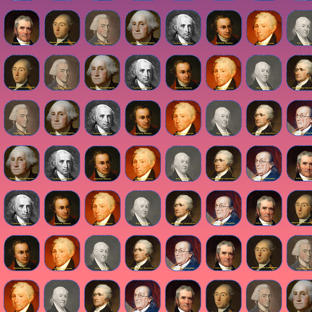 "America's Founding Fathers" Long Flowing Dress