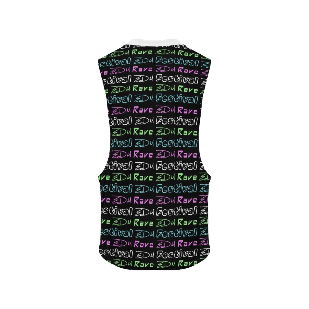 “EDM Rave Festival” Men's Open Side Tank Top