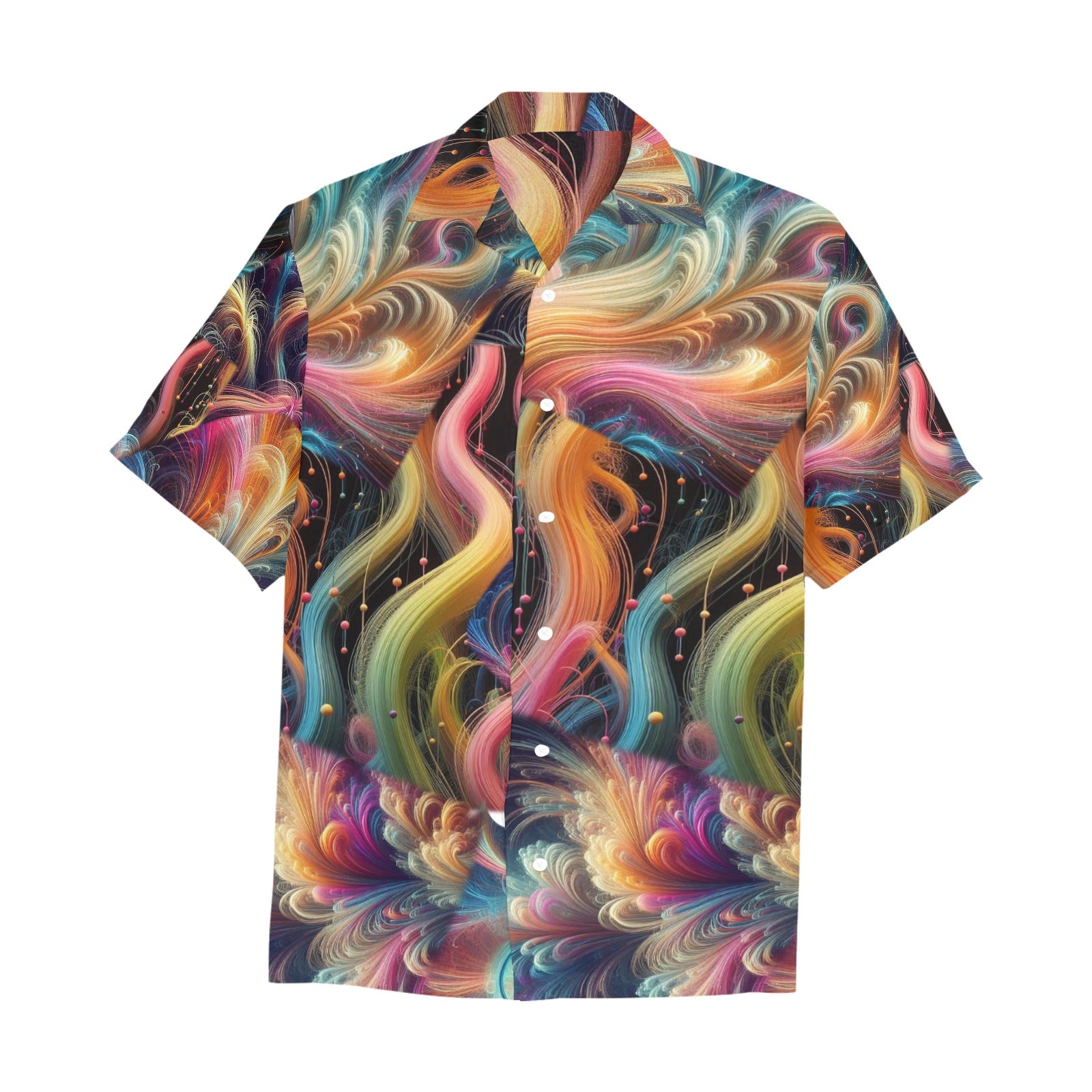 “Feathery Wisps” Men’s Lounge Shirt