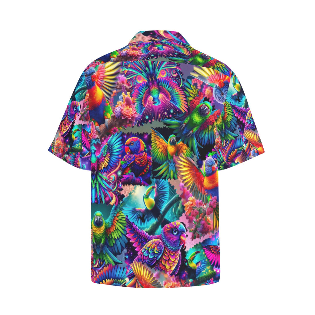 “Neon Aviary” Men’s Lounge Shirt