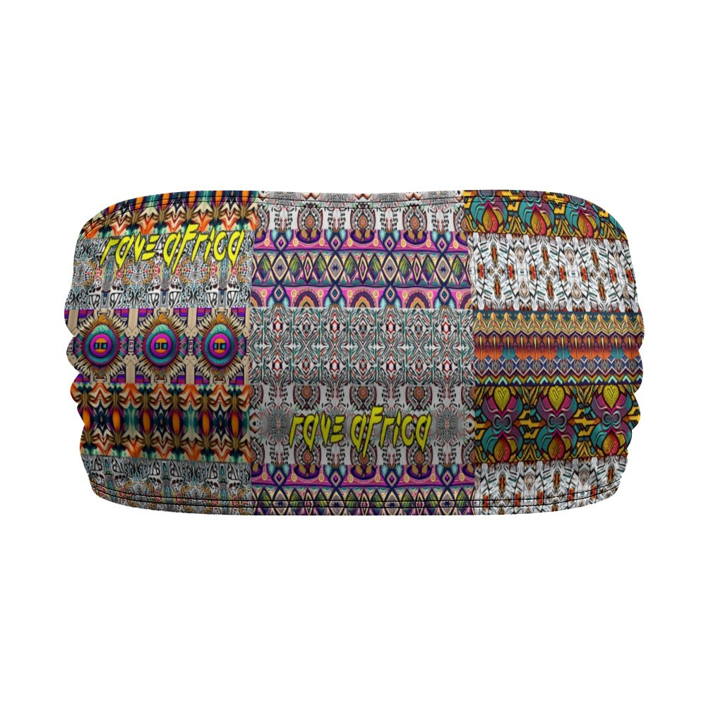 “Rave Africa” Women’s Tube Wrap Crop Top