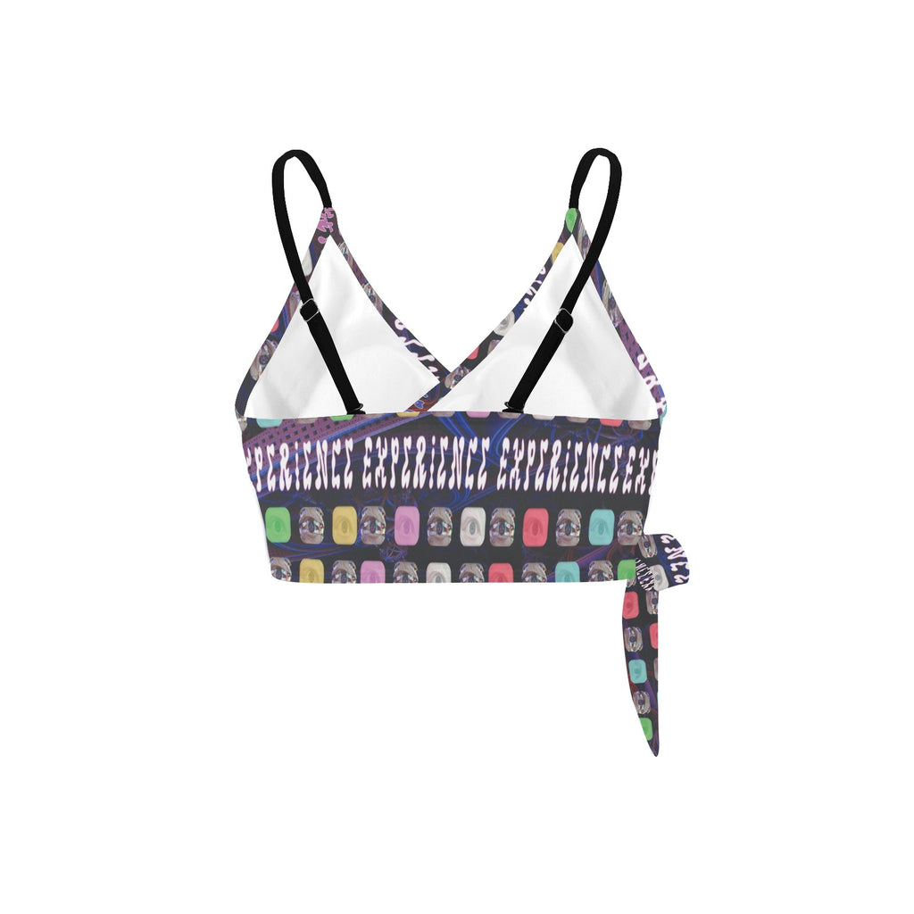 “The Experience” Festival Side Knot Bikini Top