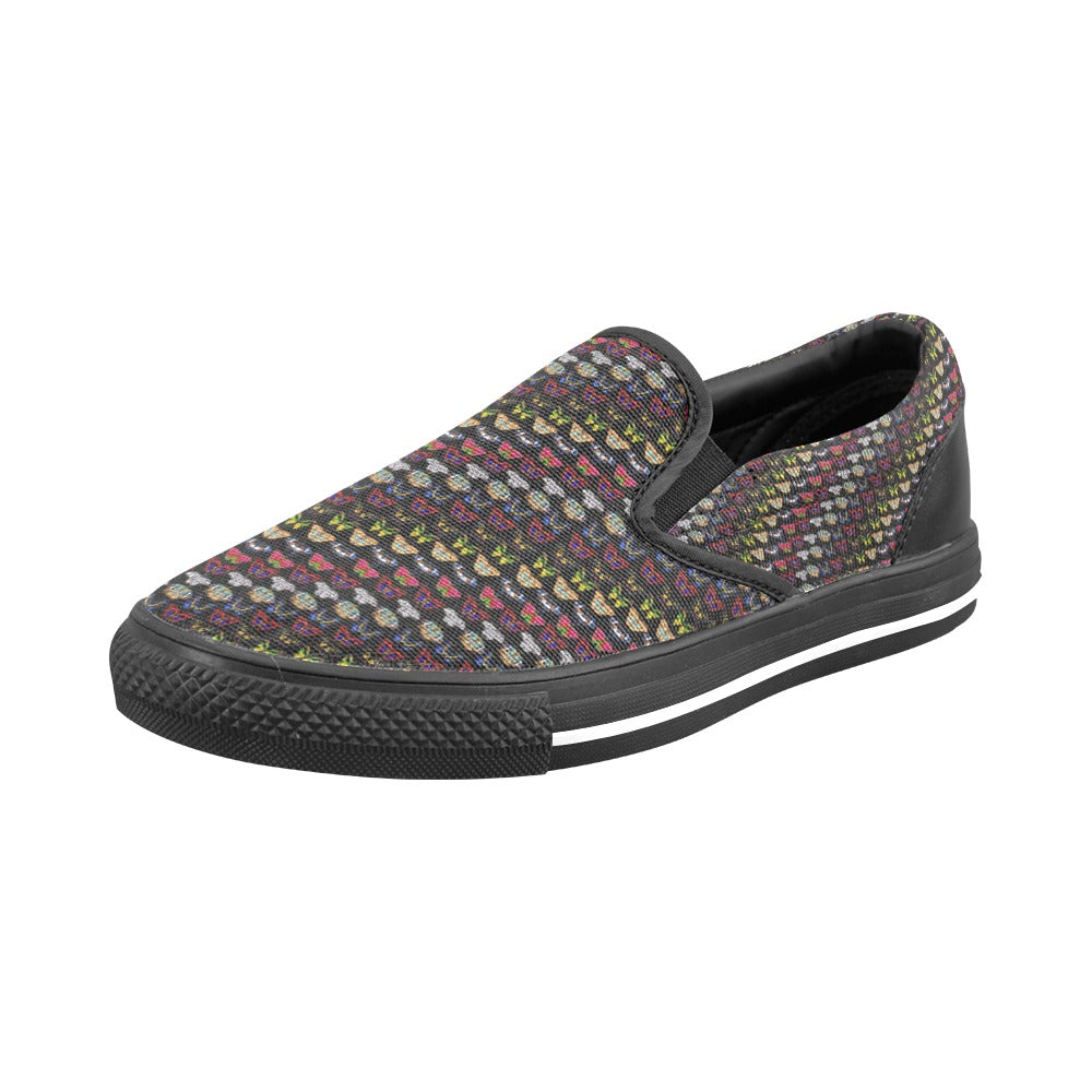 “Mariposa Mix” Women’s Slip-on Canvas Shoes