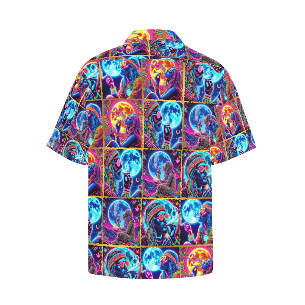 “Moonlight Toking” Men’s Lounge Shirt