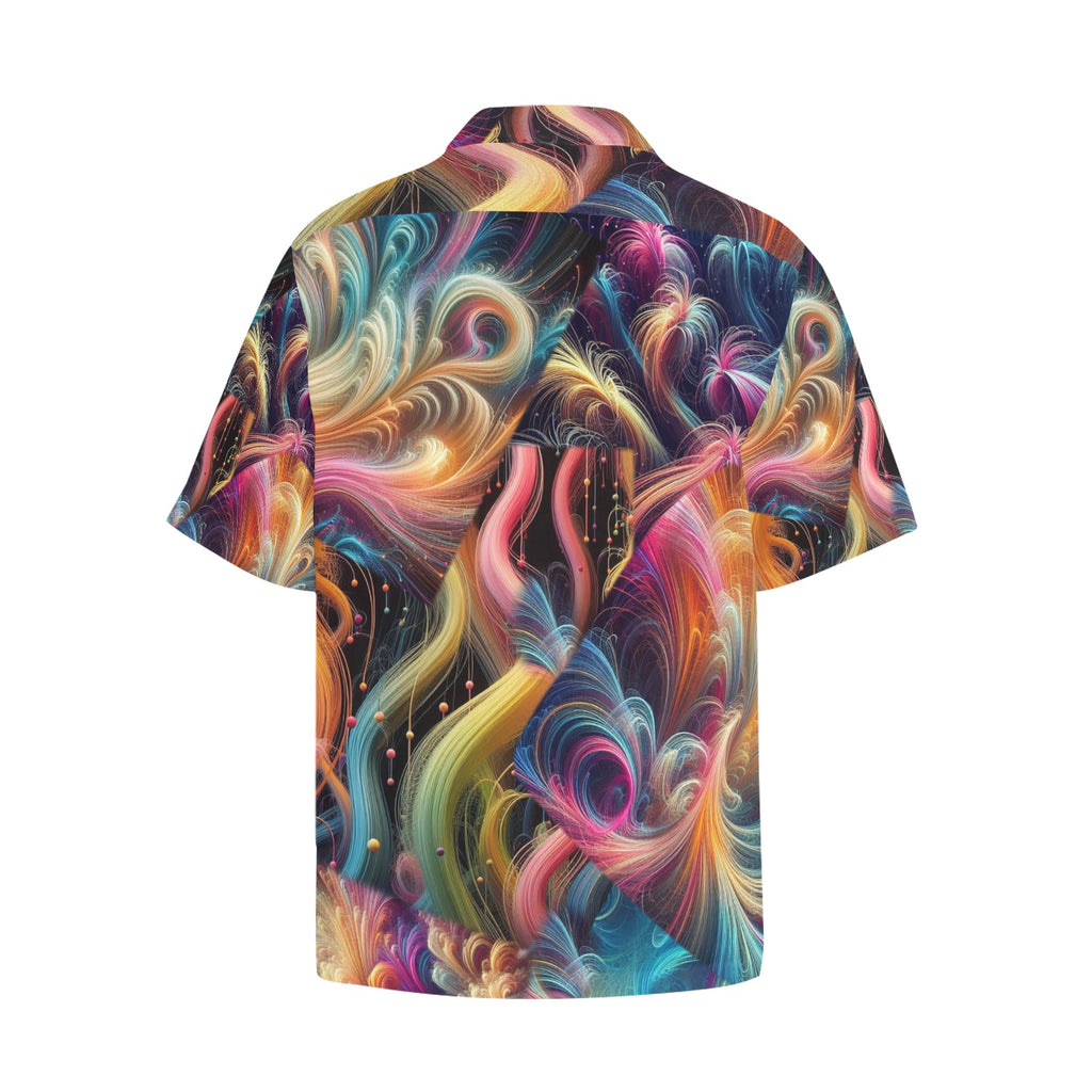 “Feathery Wisps” Men’s Lounge Shirt
