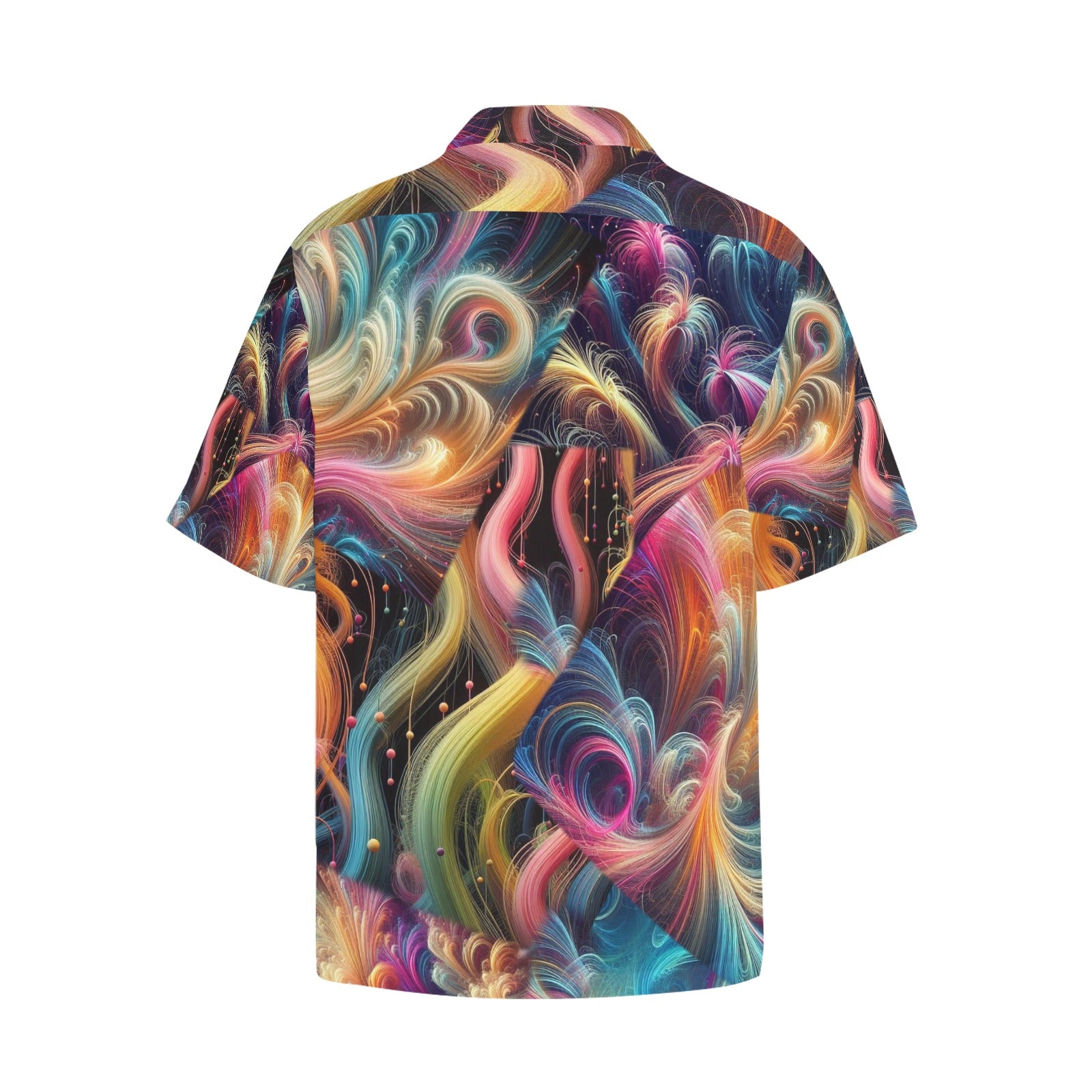 “Feathery Wisps” Men’s Lounge Shirt
