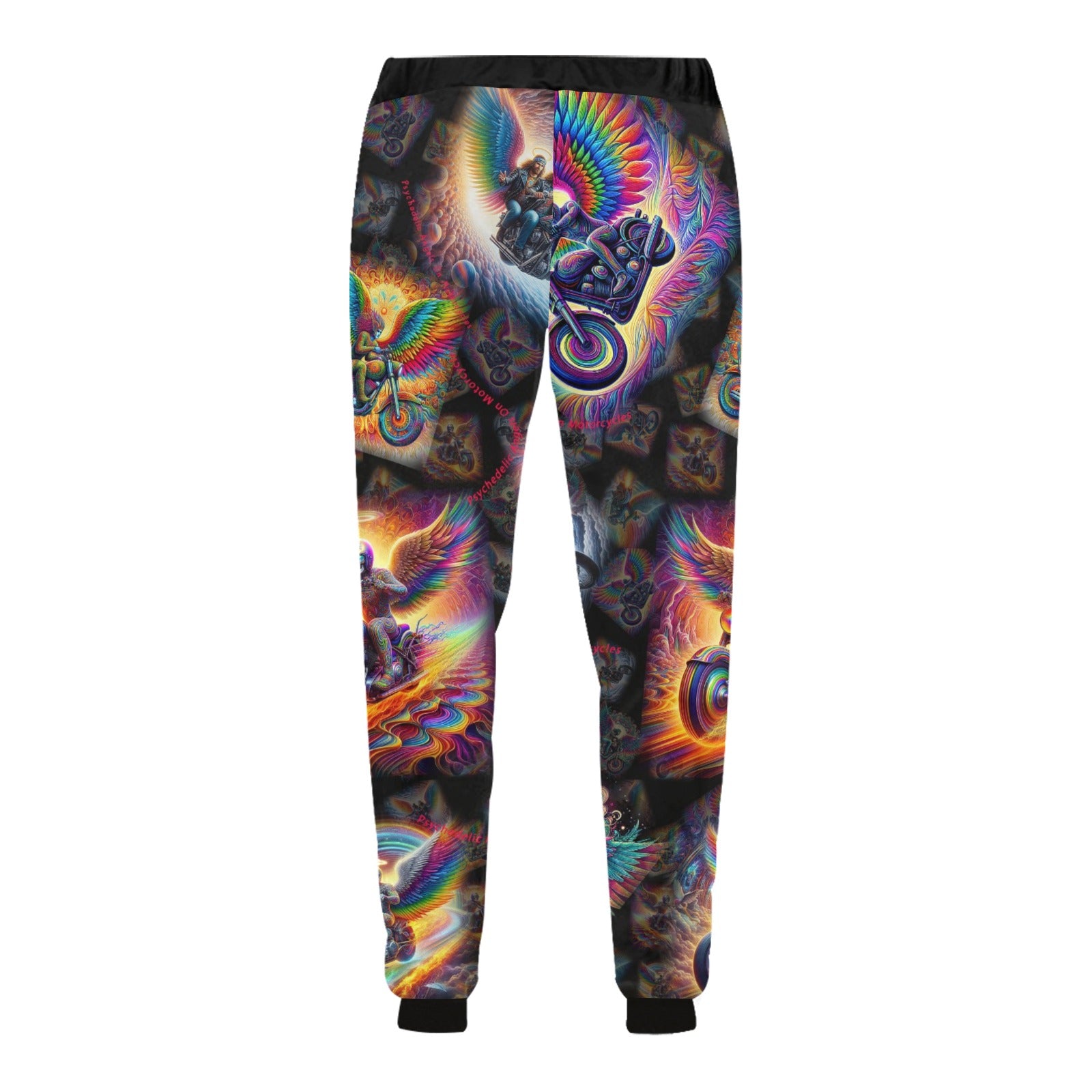 “Psychedelic Angels on Motorcycles“ Men’s Men’s Joggers - Sizes XS - 4XL