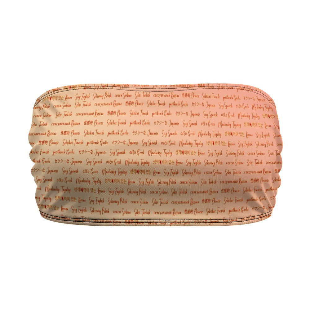 “Sexy” Women’s Tube Wrap Crop Top