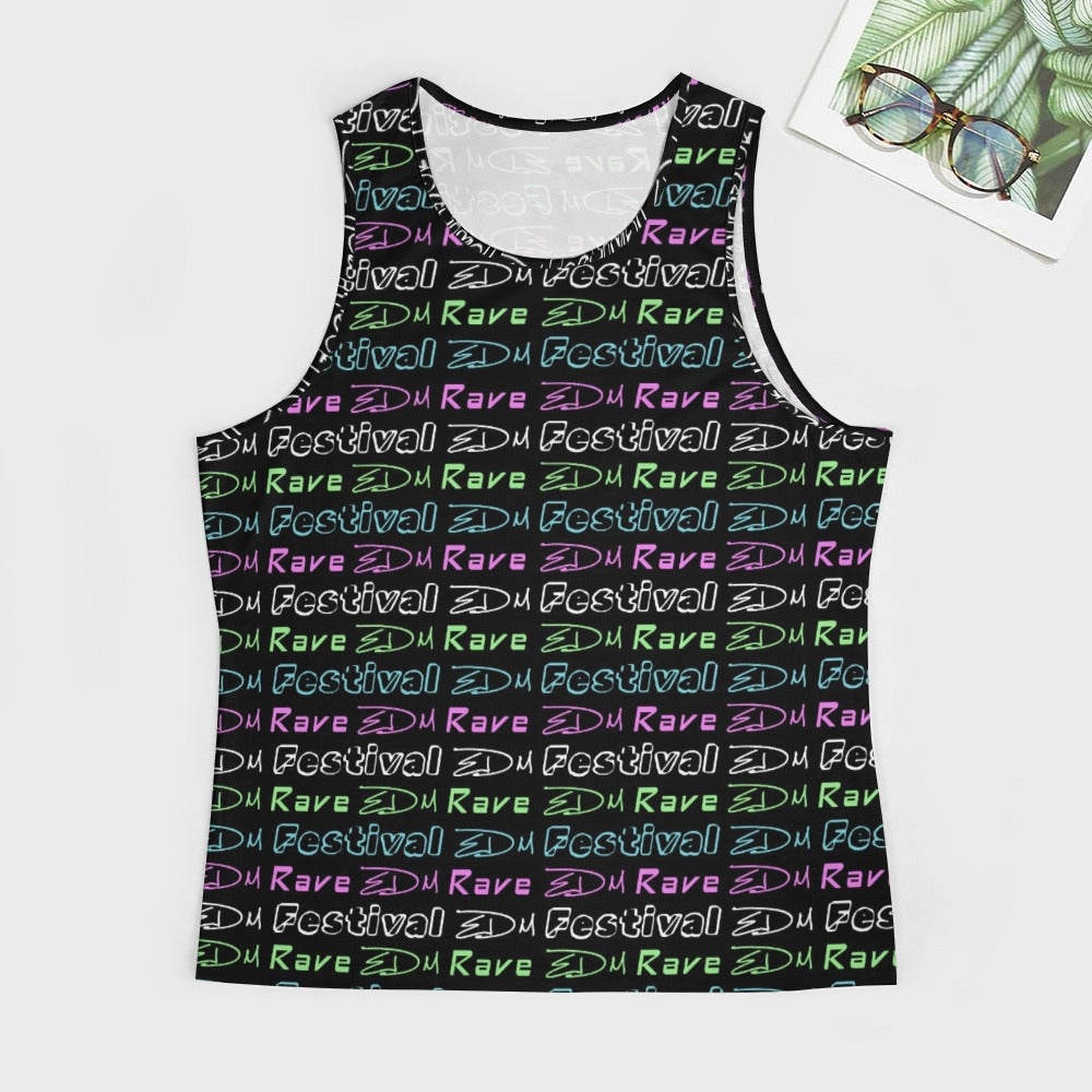 “EDM Rave Festival” Muscle Tank Top