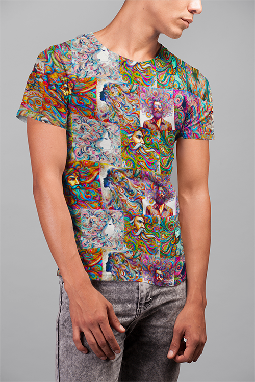 “Psychedelic Paisley People“ Men's Basic T-Shirt – Sizes S- 5XL
