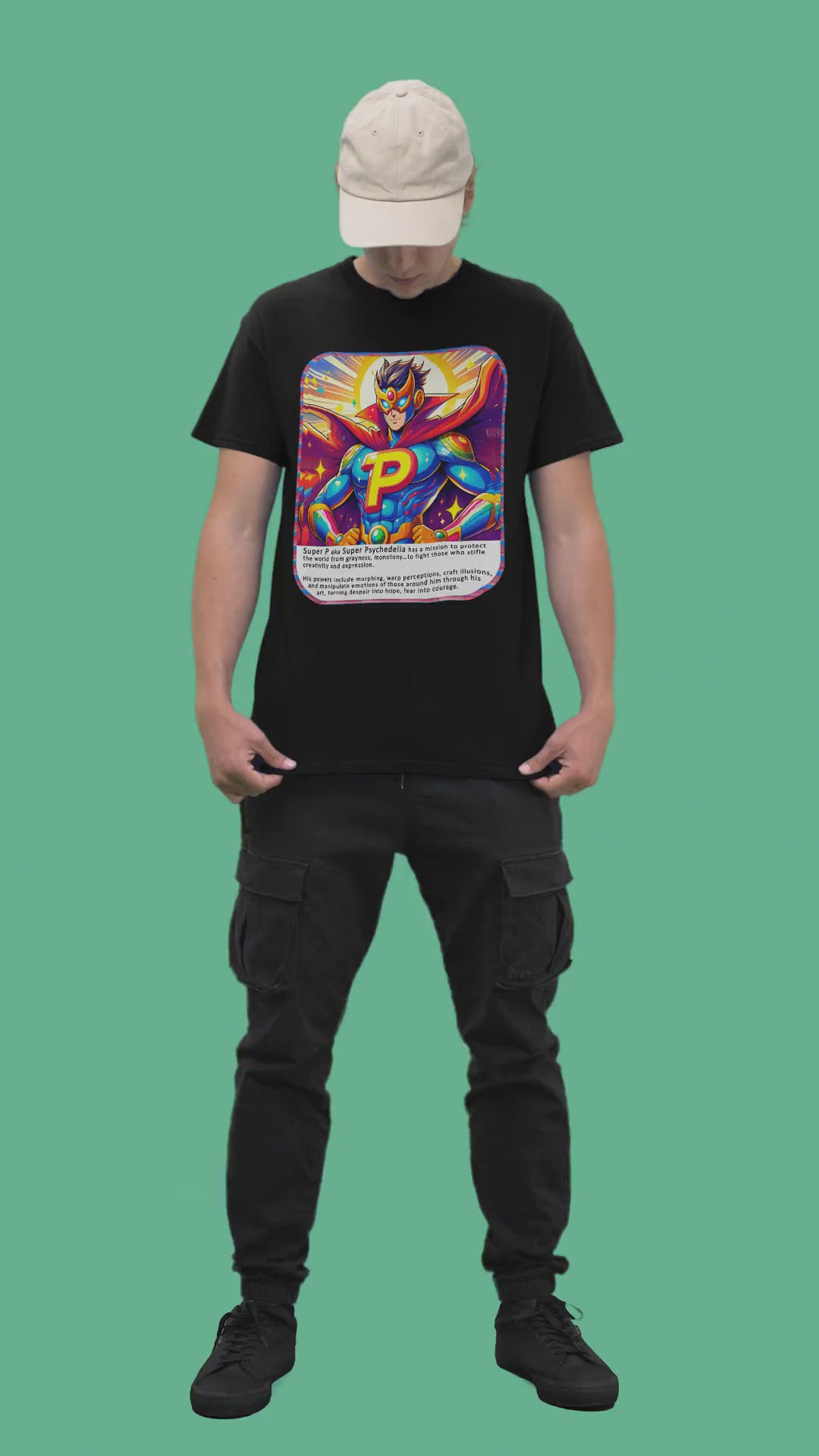 “Super P - Who - Chap 1 Ep 1” Heavy Cotton T-Shirt