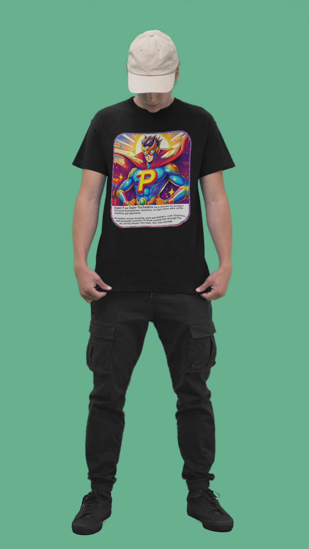 “Super P - Who - Chap 1 Ep 1” Heavy Cotton T-Shirt