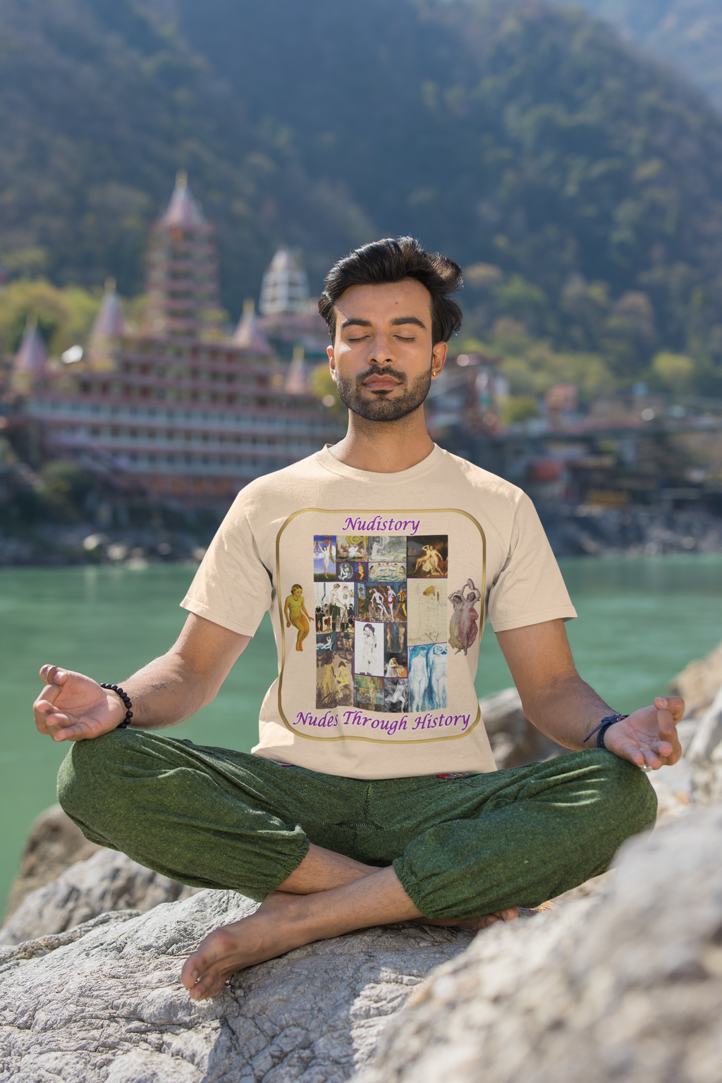 "Nudistory - Nudes Through History" Heavy Cotton Tee